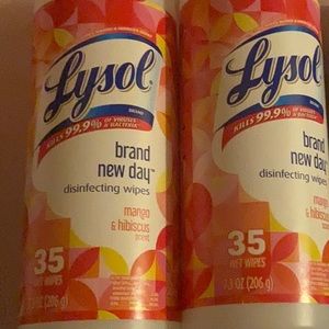 (2) Lysol wipes